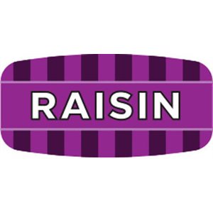 Label - Raisin 4 Color Process/UV 0.625x1.25 In. Rectangular 1000/Roll
