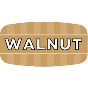 Label - Walnut 4 Color Process/UV 0.625x1.25 In. Rectangular 1000/Roll