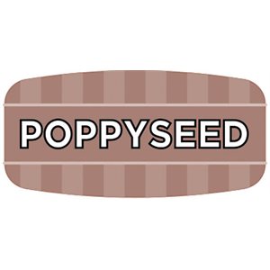 Label - Poppyseed 4 Color Process/UV 0.625x1.25 In. Rectangular 1000/Roll