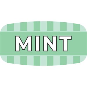 Label - Mint 4 Color Process 0.625x1.25 In. 1000/Roll