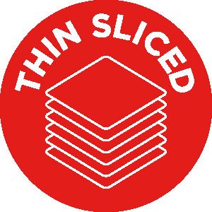 Label - Thin Sliced Red/UV 1 In. Circle 1M/Roll