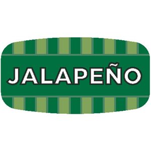 Label - Jalapeno 4 Color Process/UV 0.625x1.25 In. Rectangular 1000/Roll