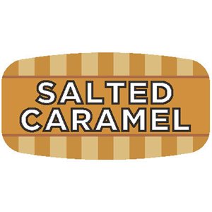 Label - Salted Caramel 4 Color Process/UV 0.625x1.25 In. Rectangular 1000/Roll