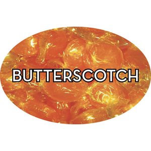 Label - Butterscotch 4 Color Process 1.25x2 In. Oval 500/rl