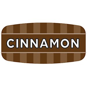 Label - Cinnamon 4 Color Process/UV 0.625x1.25 In. Rectangular 1000/Roll