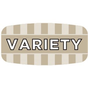 Label - Variety 4 Color Process/UV 0.625x1.25 In. Rectangular 1000/Roll