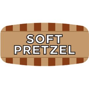 Label - Soft Pretzel 4 Color Process/UV 0.625x1.25 In. Rectangular 1000/Roll