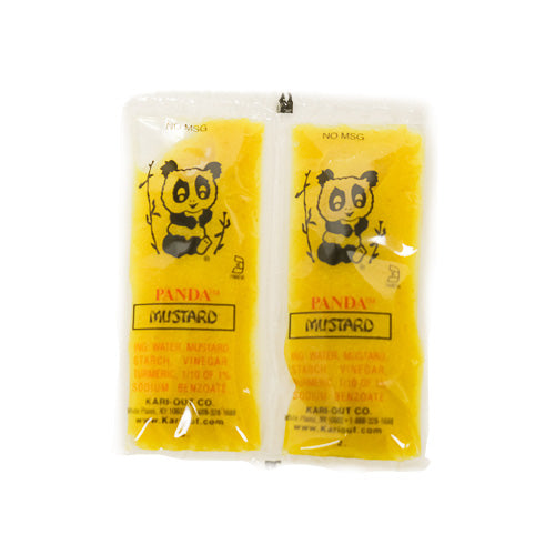 Panda Hot Chinese Mustard Packet 450/Case Round Eye Supply