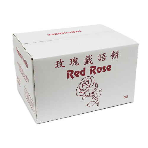 Fortune Cookies Red Rose Print 280/Case