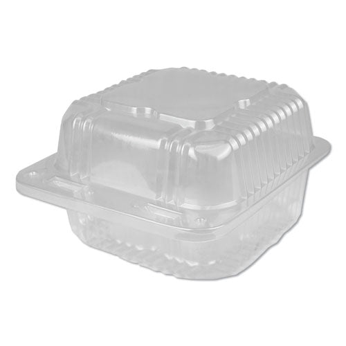 Plastic Clear Hinged Containers, 28 oz, 6.13 x 6.5 x 3.25, Clear, 500/Carton Plastic Clear Hinged Containers, 28 oz, 6.13 x 6.5 x 3.25, Clear, 500/Carton