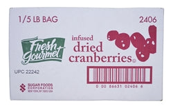 Fresh Gourmet Infused Cranberries-5 lb.-1/Case