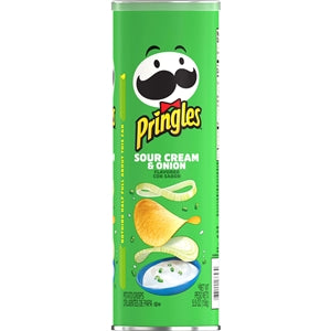 Pringles Sour Cream & Onion Potato Crisp-5.5 oz.-14/Case