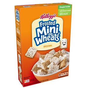 Kellogg's Mini Wheats Bite Size Frosted Cereal-18 oz.-16/Case