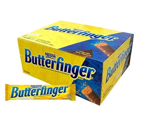 Butterfinger Singles Chocolate Bars-1.9 oz.-36/Box-8/Case