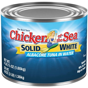 Chicken Of The Sea Aluminum Solid White In Water Tuna-66.5 oz.-6/Case