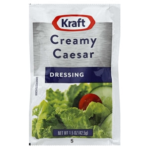 Kraft Portion Control Creamy Caesar Dressing Single Serve-1.5 oz.-60/Case