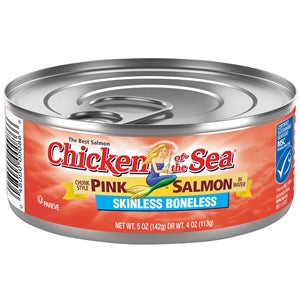 Chicken Of The Sea Skinless/Boneless Pink Salmon-5 oz.-24/Case