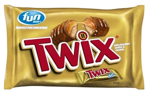 Twix Caramel Fun Size Candy-10.83 oz.-20/Case