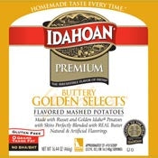 Idahoan Foods Rustic Buttery Golden Selects Mashed Potatoes-32.85 oz.-8/Case