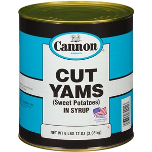 Cannon Extra Standard Cut Low Sodium Yams-108 oz.-6/Case