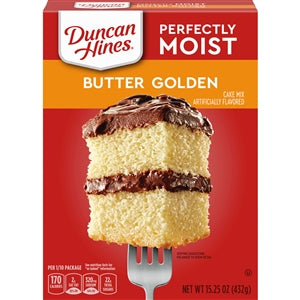 Duncan Hines Golden Cake Mix-15.25 oz.-12/Case