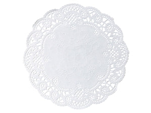 Brooklace Lace Doily White 6 Inch Round French-1000 Each-1/Case