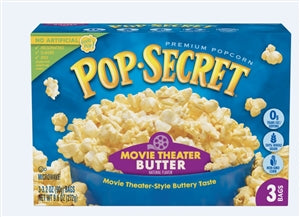 Pop Secret Movie Theater Butter Popcorn-9.6 oz.-6/Case