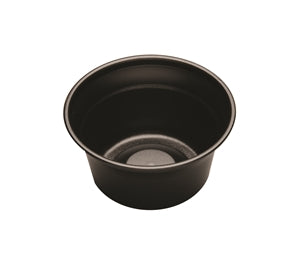 D & W Fine Pack 6 oz. All Purpose Black Cold Curled Plastic Cup-50 Each-50/Box-20/Case