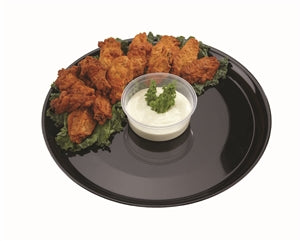 WNA Checkmate Cater Tray Plastic Black 18 Inch-25 Each-1/Case