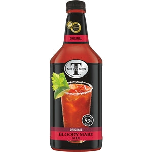 Mr & Mrs T's Original Bloody Mary Cocktail Mixer-1.75 Liter-6/Case