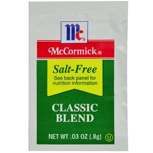Mccormick Classic Blend Salt Free-0.88 Gram-300/Case