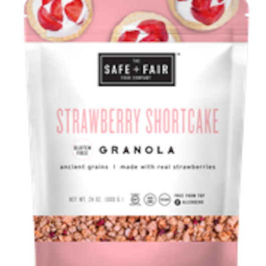 Safe + Fair Strawberry Shortcake Granola-12 oz. 6Ct-6/Case