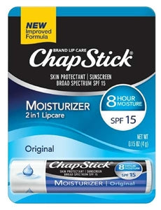 Chapstick Lip Moist Blister Card 12 Count-0.15 oz.-12/Box-12/Case