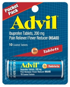 Advil Vial Tablets-120 Each-12/Box-12/Case