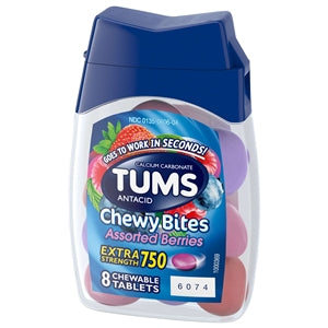 Tums Chewy Bites Mixed Berry-8 Each-9/Box-8/Case
