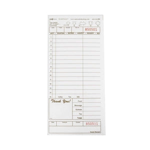 National Checking 4.25 Inch X 9 Inch 1 Part Tan Tint 15 Line Guest ...