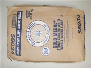 Gold Medal Stone Ground White Whole Wheat Flour-50 lb.