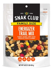 Snak Club Century Snacks Family Size Energizer Trail Mix-16 oz.-6/Case