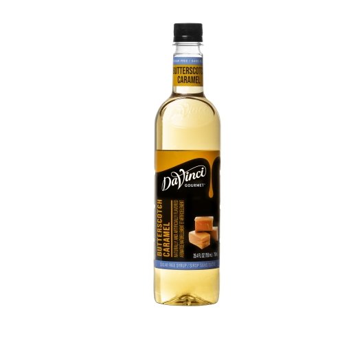 Davinci Gourmet Gourmet Sugar Free Butterscotch Syrup-750 Milliliter-4/Case