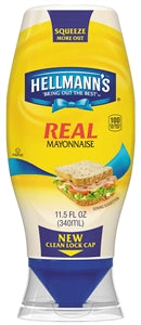 Hellmann's Real Mayonnaise Bottle-11.5 fl oz.-12/Case