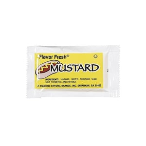 Flavor Fresh Yellow Mustard Single Serve-4.5 Gram-500/Case