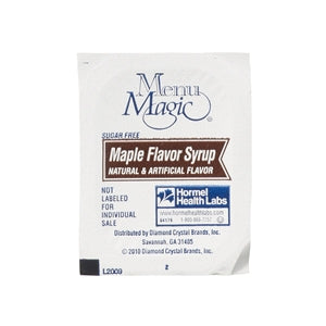 Menu Magic Reduced Calorie Maple Flavored Syrup Cup Single Serve-100 Count-1/Case
