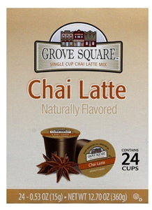 Grove Square Single Serve Chai Latte-13.12 oz.-4/Case
