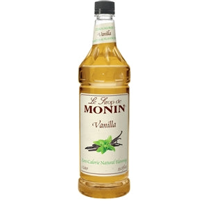 Monin Zero Calorie Natural Vanilla Syrup 4/1 Lt.