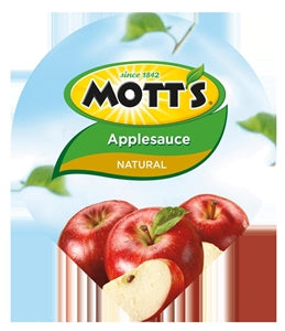 Mott's Natural Applesauce-4.5 oz.-6/Box-12/Case