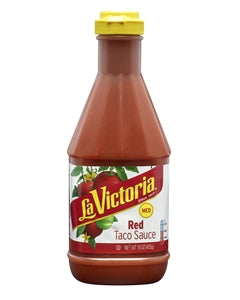La Victoria Taco Sauce Medium In Plastic Bottle-15 oz.-12/Case