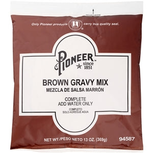 Pioneer Brown Gravy Mix-13 oz.-6/Case