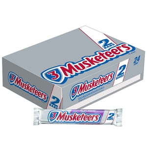 3 Musketeers Multi-Piece King Size Chocolate Candy Bar-3.28 oz.-24/Box-6/Case