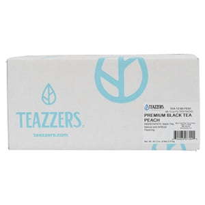 Teazzers Black Peach Tea Premium-2 oz.-48/Case