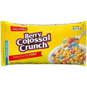 Malt O Meal Berry Colossal Crunch-34.5 oz.-6/Case